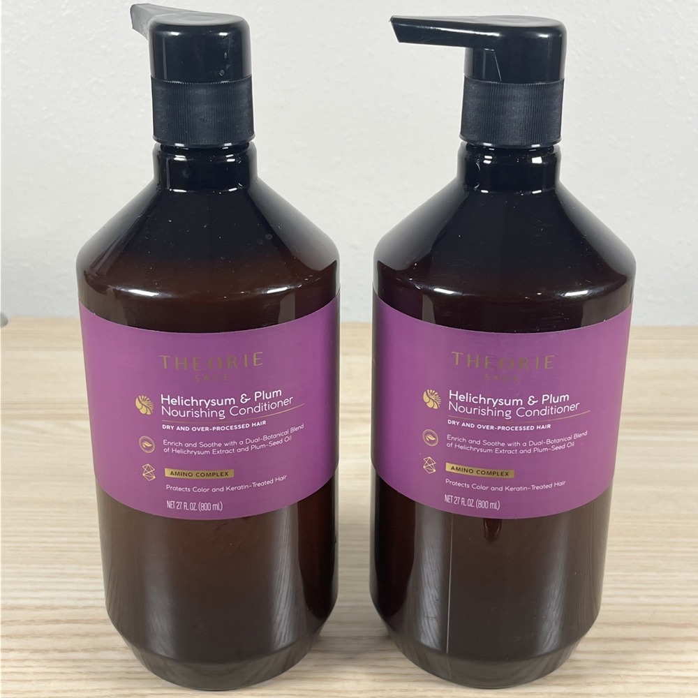 Theorie Nourishing Helichrysum Plum Conditioner 27oz 800 mL (2 Pack)